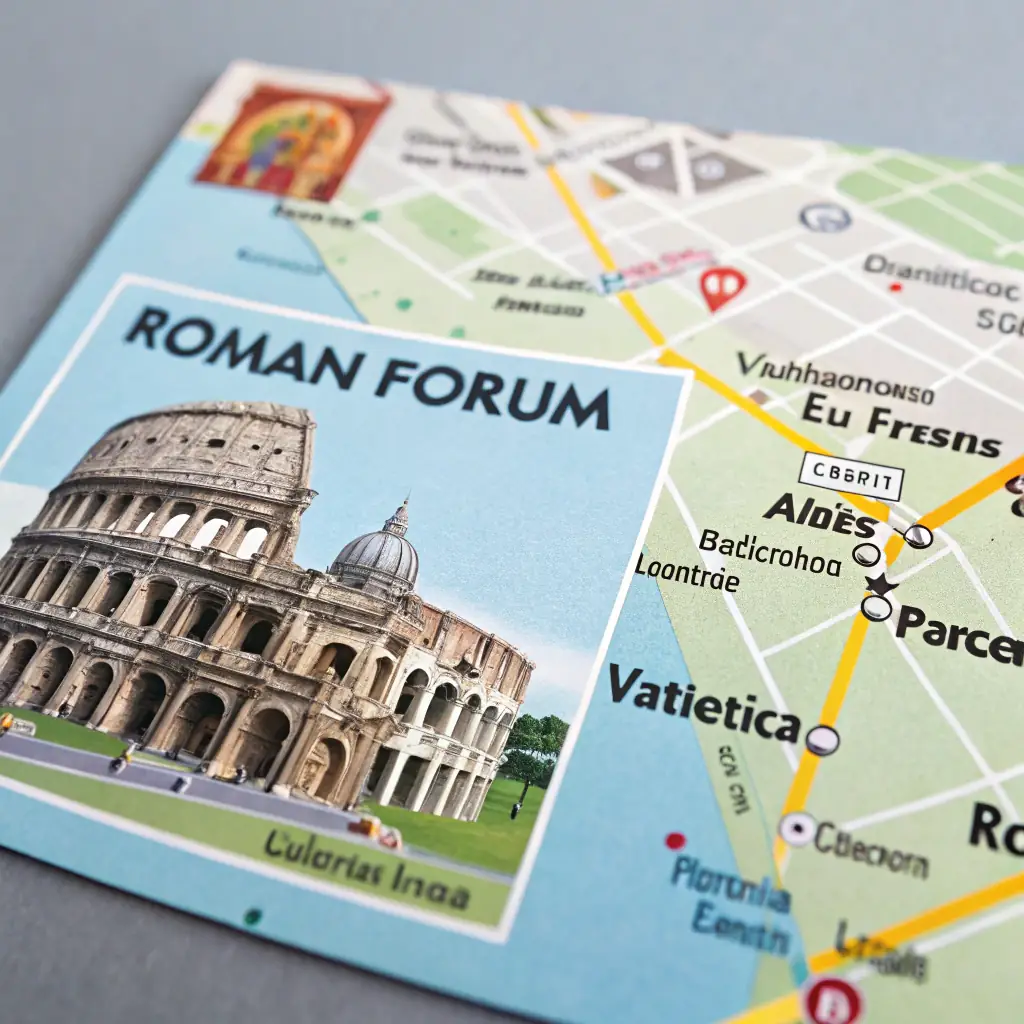 City Exploration AI Map for Rome